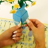 Showpiece Puzzles Flowers Bouquet Building Sets for Adult (Daisy Bouquet)
