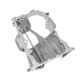 FUELHOOD No.1210131121 Engine Oil Pan Oil Pan Sump Transmission Oil Pan for Toyota Camry 2005-2012 Aluminum Silver Tone