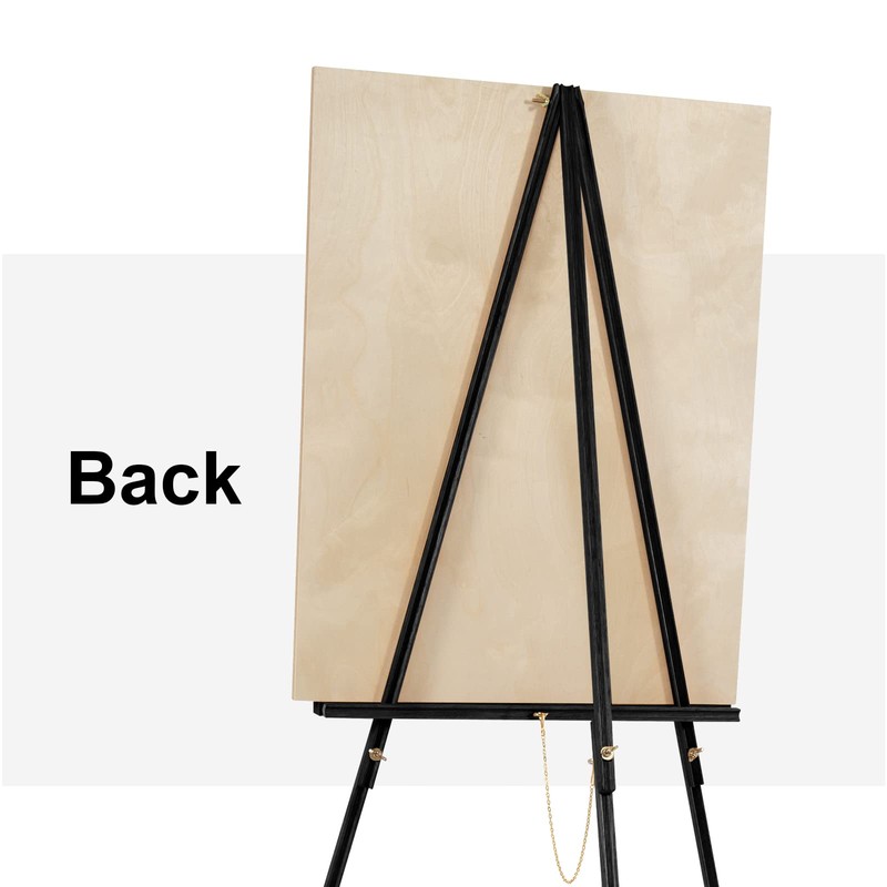 Falling in Art 65" A-Frame Tripod Easel Stand, Wooden Display