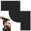 LQIOACU Men's Haircut W-shaped Ruler Beard Comb for Men, Suitable