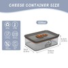 Yomjarl Cheese Container for Refrigerator,Cream Cheeses Storage Box,Cheese Keeper with