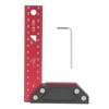 150mm Double 45 Degree Woodworking Angle Ruler L Measurements Ruler