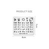 KADS New Nail Stamping Plate Flower Nature Nail Art Stamp