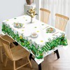 Arquiel St. Patrick's Day Shamrock Tablecloth Waterproof, Spring Green Table
