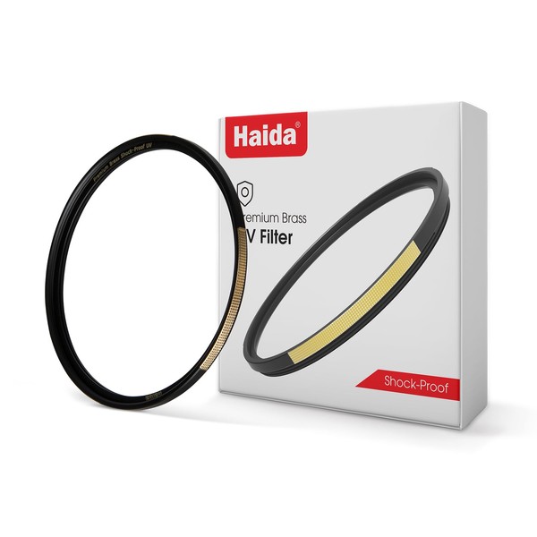 Haida Premium Brass Shock-Proof Multi-Coated UV Filter Tempered Optical Glass