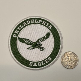 Unbranded Eagles Embroidered- Iron On Patch 3"x3”