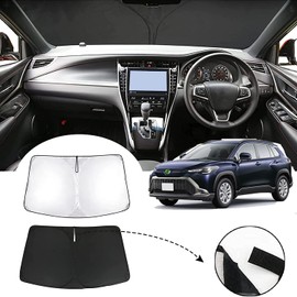 Toyota Corolla Cross 10 Series Sunshade for Corolla Cross September 2021 - Present ZSG10/ZVG11/ZVG15 No Suction Cup Needed Sunshade for Windshield Parasol High Density Fabric Sun Protection Anti-aging