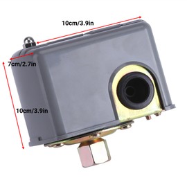 LiebeWH - Presostato de Control de Presión de la Bomba de Agua 40-60PSI Interruptor de Presión Interruptor Ajustable de Resorte Doble