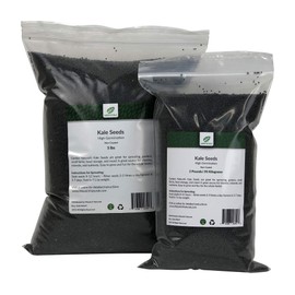 All Natural Kale Seeds 2 Pounds Non Coated by Garden Naturals
