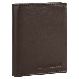 bruno banani Genuine Leather Men's Wallet RFID Protection, Pocket Size, Suitable for Everyday Use, Many Compartments, 021648, brown