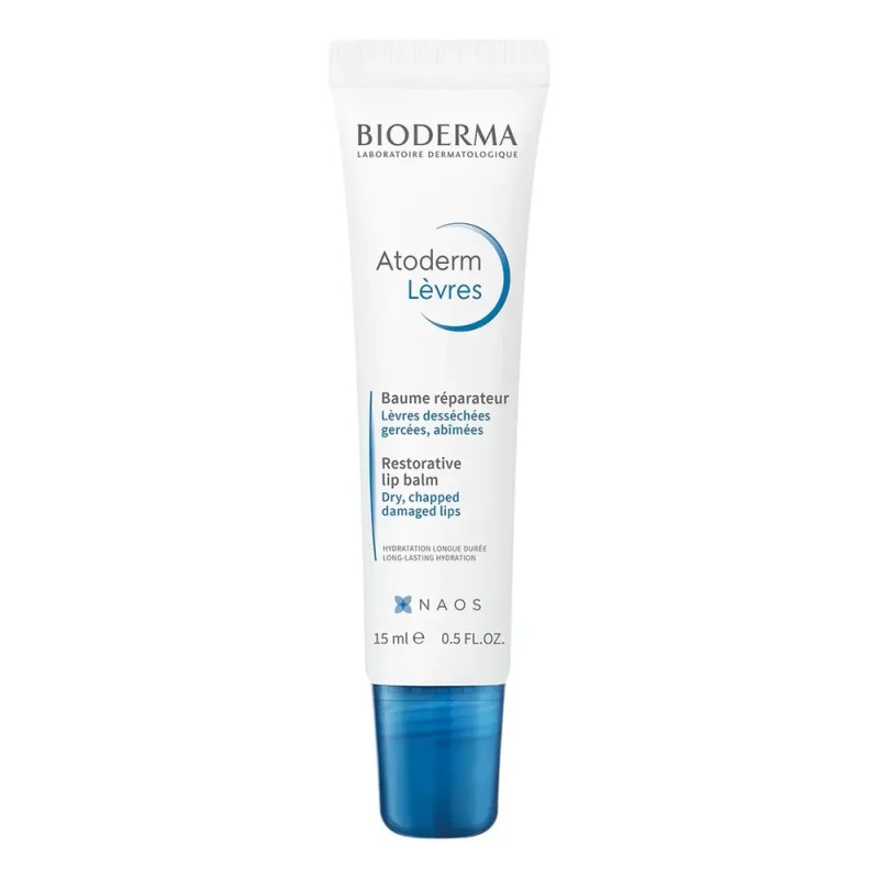 Balsamo Labios Bioderma Atoderm 15ml Protector Partidos Seco