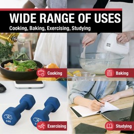 CDN Extra-Big Digit Timer | Counts Up & Down, 100 Minutes by Minutes & Seconds, Extra-Large Digits, Loud Alarm, Stand, Hang, Magnet Mounting, Perfect for Batch Baking - TM15