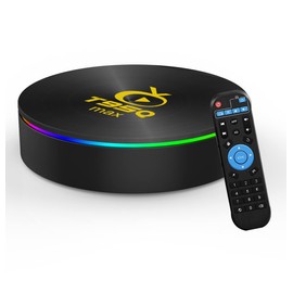 Android 11.0 TV Box T95Q Max Amlogic S905X4 with 4GB RAM 64GB ROM 4K Ultra HD H.265 Dual Band WiFi BT 4.0 Media Box 2.4/5Ghz WiFi 100M LAN