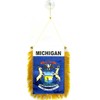 AZ FLAG Michigan Pennant 15 x 10 cm - State