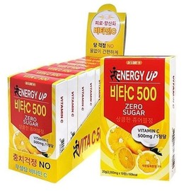 [유로메디] 에너지업 비타C500 츄어블정 10정 8개입 [Euromedi] Energy Up Vita C500 Chewable Tablets 10 Tablets, 8 Packs
