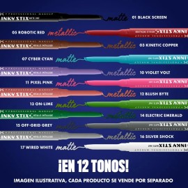 Delineador Retráctil Nyx Professional Makeup Epic Inky Stix Rojo Metálico Metalizado