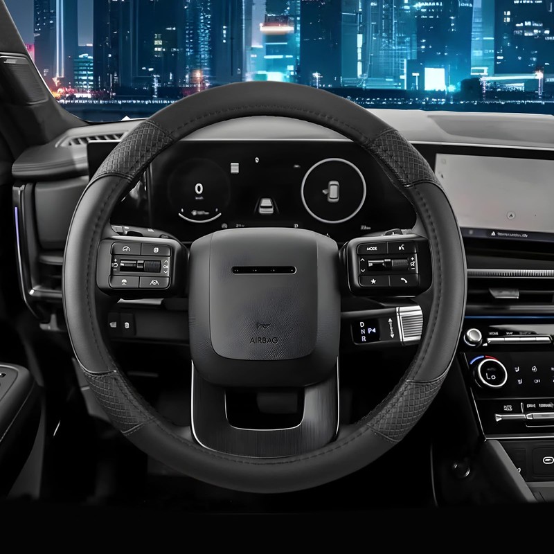 Auto Car Steering Wheel Cover for Hyundai 14.5-15 inches Interior