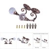 Pack of 2 Crystal Curtain Holders, Wall Mounted Curtain Tieback