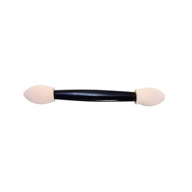 Brochas para sombra de ojos, 50 brochas desechables de doble cara ovaladas con puntas de esponja, tacto suave y ligero, varita resistente, ideal para diseños de sombras de ojos