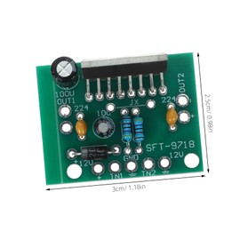 LABRIMP 1 Set Stereo Amplifier Board DIY Kit Power Audio Amp Module for Dual Channel Compact Design for Audio Enthusiasts and DIY Projects