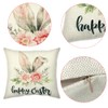 Meleager 4 x Easter Cushion Covers, Easter Decoration, Bunny Cushion