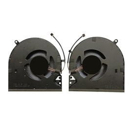 (1 Pair) New CPU GPU Cooling Fan Intended for Razer Blade 15 Advanced (Mid 2021) RZ09-0409 RZ09-0409BE RZ09-0409CE RZ09-0409AE Series Laptop Fan DC5V FPG1 FPG2 13417945 13417950