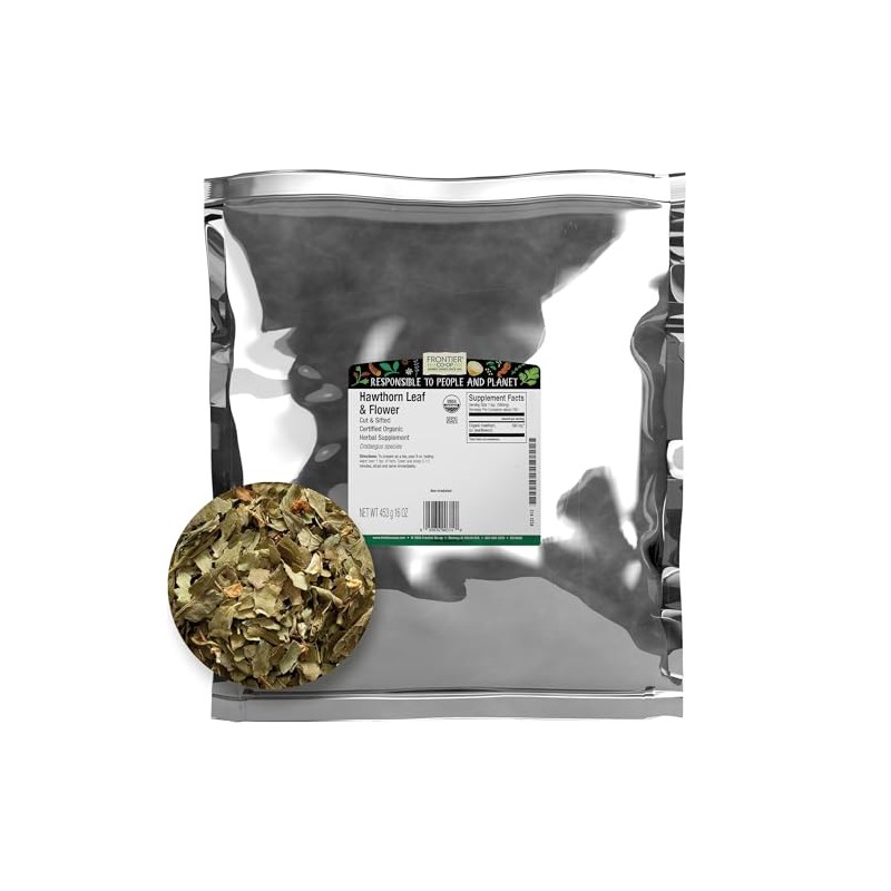 Frontier Co-op Organic Cut & Sifted Hawthorn Herb 1lb