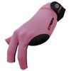 CPBA Professional Billiards Glove (Pink, X-Small, Left hand Open Finger)