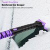 HEEYA 48 Inch Long Snow Brush for SUV, Extendable Ice