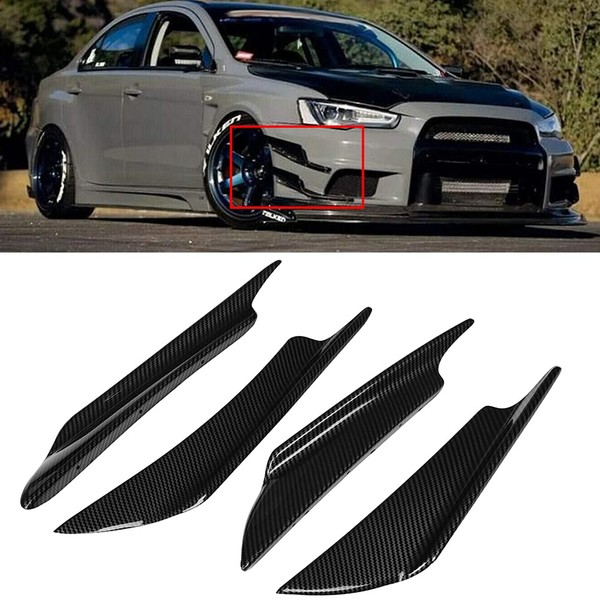 cciyu Car Bumper Fin Fits for Universal Body Front Bumper
