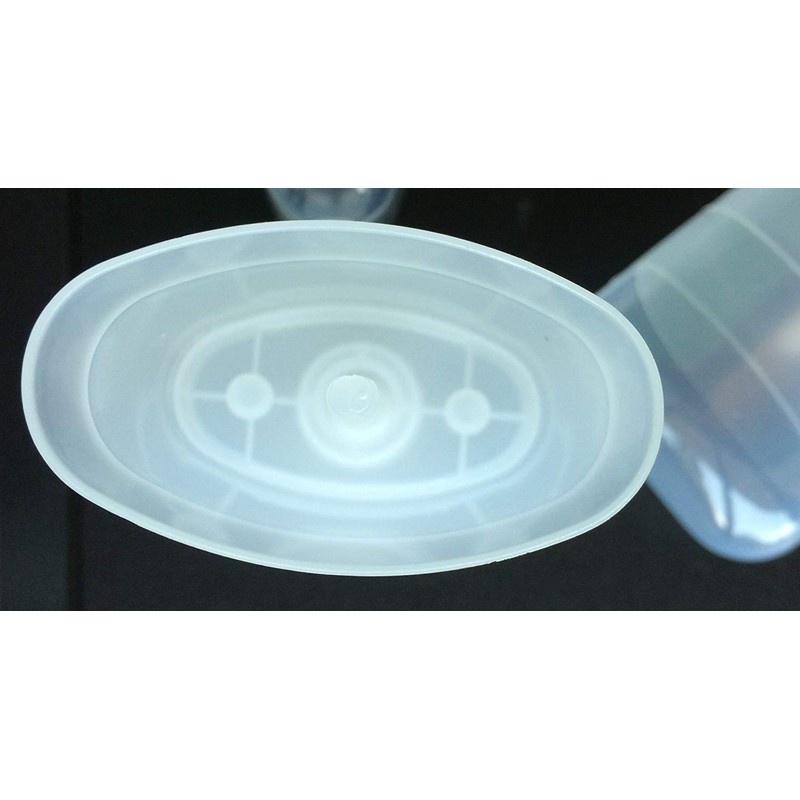 5 Empty Deodorant Containers Clear Dome Lid 2.12 Ounce Organic