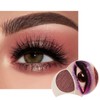 Shimmer Rose Red Single Eyeshadow, Pressed Powder Smoky Eyeshadows, Metallic