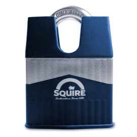 Henry Squire Warrior High-Security Closed Shackle 5 Pin Cylinder Padlock, 65 mm (Length) x 34 mm ((Width))