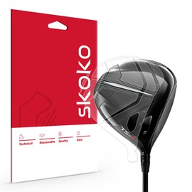 skoko 2 Pack Full Body Protective Film for Titleist TSR2 9Degree 2024 Top & Bottom & Front, TPU PPF, Transperent Clear Cover Protector