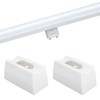 eMagTech 2pcs S14D White Linear Lamps Socket Compatible with Linestra