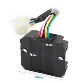 Minho 5 Pin Vuoltage Regulator Rectifier Compatible with GY6 150cc 152QMI 157 QMJ Engine Scooter Mopeds Jonway Tank