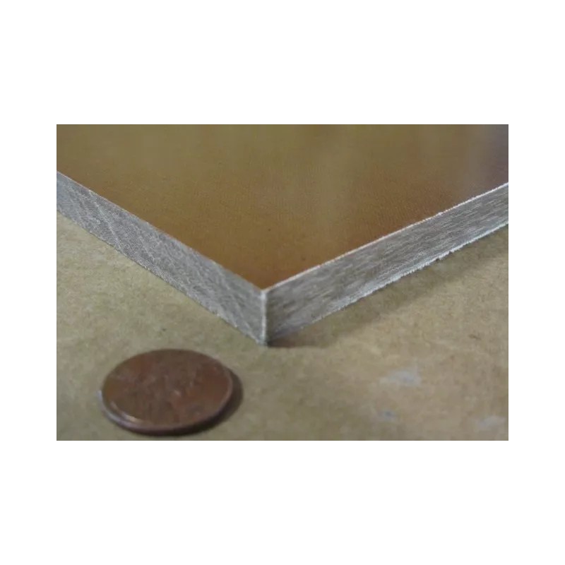 Micarta Canvas Phenolic CE Sheet .375" (3/8") Thick x 12"