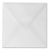 Square Envelopes 15 x 15 cm 150 x 150 mm White Transparent Pack of 25