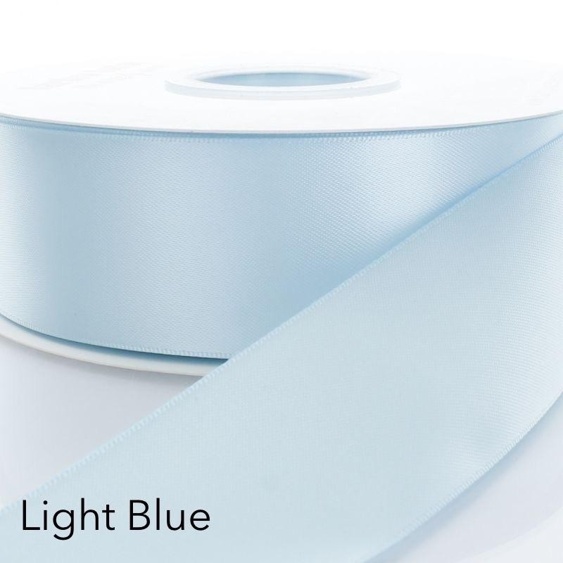 Satin Ribbon 50 yards Single Face Ribbon 1.5”:_Black