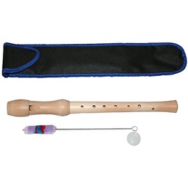 Karl Glaser Maple C Soprano Recorder with Case German Includes Case