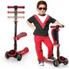 Skidee Toddler Scooter –Kids Scooter, LED 3 Wheel Scooter, Adjustable