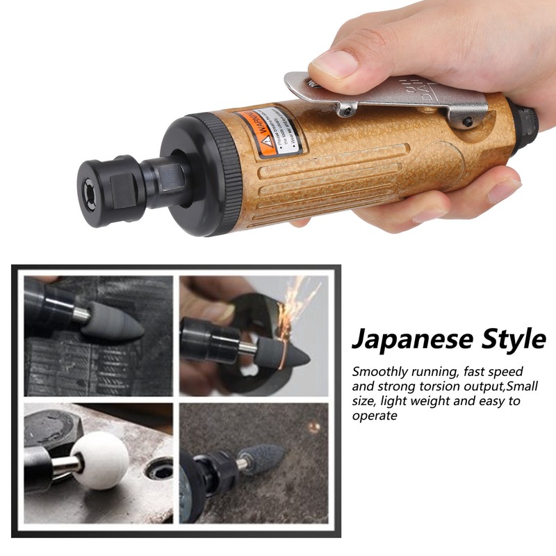 Pneumatic Engraving Machine Mini Angle Die Grinder Equipment 0.6MPa 0.23m/min