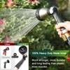FANHAO Garden Hose Nozzle 100% Heavy Duty Metal, Water Hose