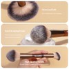 Maange Set Profesional Brochas Maquillaje Doble Punta Usos Kit Completo