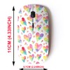2.4G Wireless Mouse with Cute Pattern Design for All Laptops