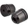Active 60800026 Aluminum Bar End, Black, φ33-L33