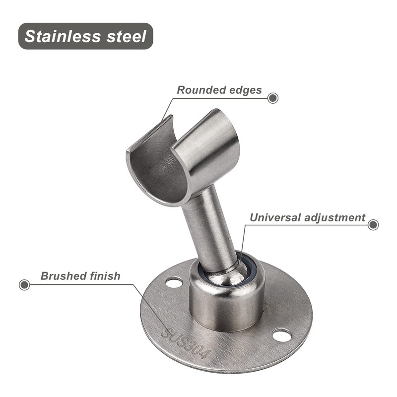 MYLERCT Stainless Steel Shower Head Holder, Shower Holder with 360
