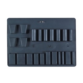 Platt, C PALLET, Storage Case Set, 17-1/4X12-1/4X1/2, Black