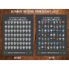 Bright Standards Scratch Off National Parks Map Poster 12x16 Inch