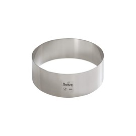 Decora Stainless Steel Round Shape, Silver, 23 x 26 x 4 cm
